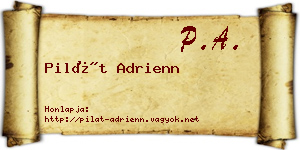 Pilát Adrienn névjegykártya